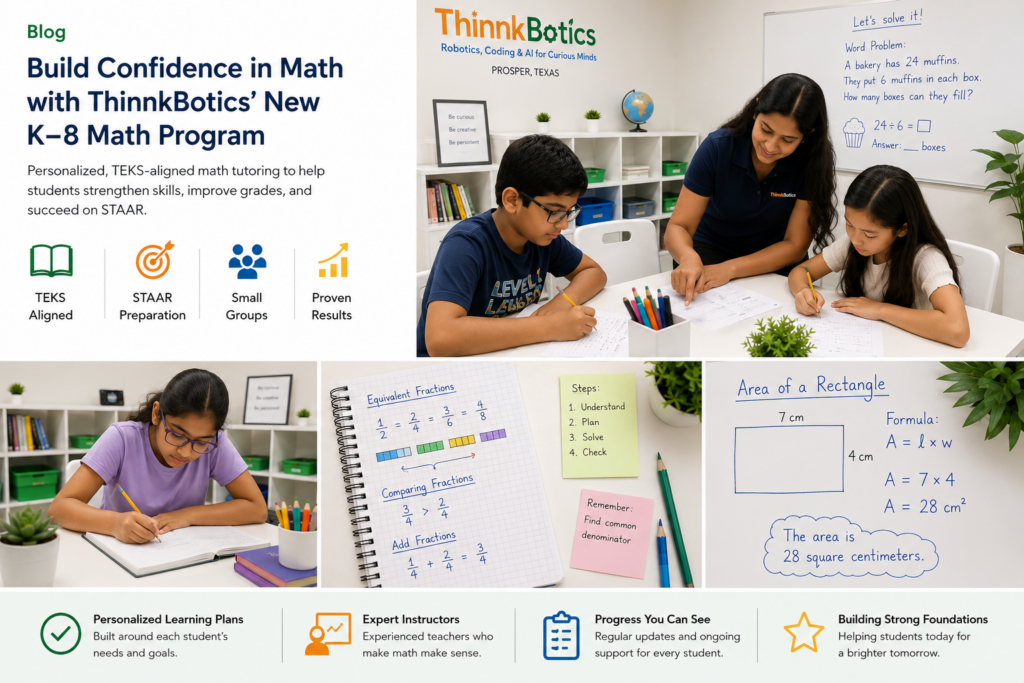 ThinnkBotics Math Prosper Texas